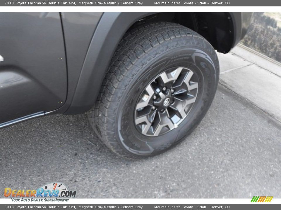 2018 Toyota Tacoma SR Double Cab 4x4 Magnetic Gray Metallic / Cement Gray Photo #35