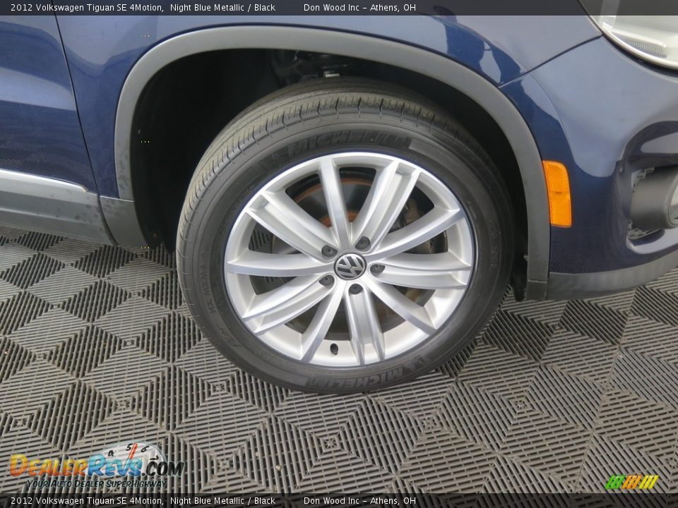 2012 Volkswagen Tiguan SE 4Motion Night Blue Metallic / Black Photo #17