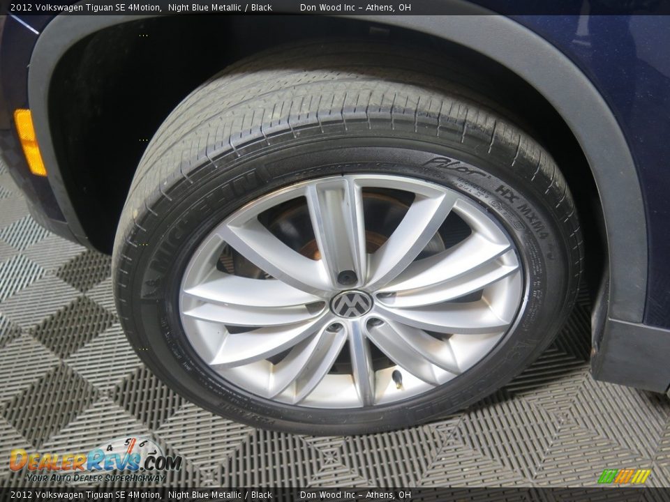 2012 Volkswagen Tiguan SE 4Motion Night Blue Metallic / Black Photo #18