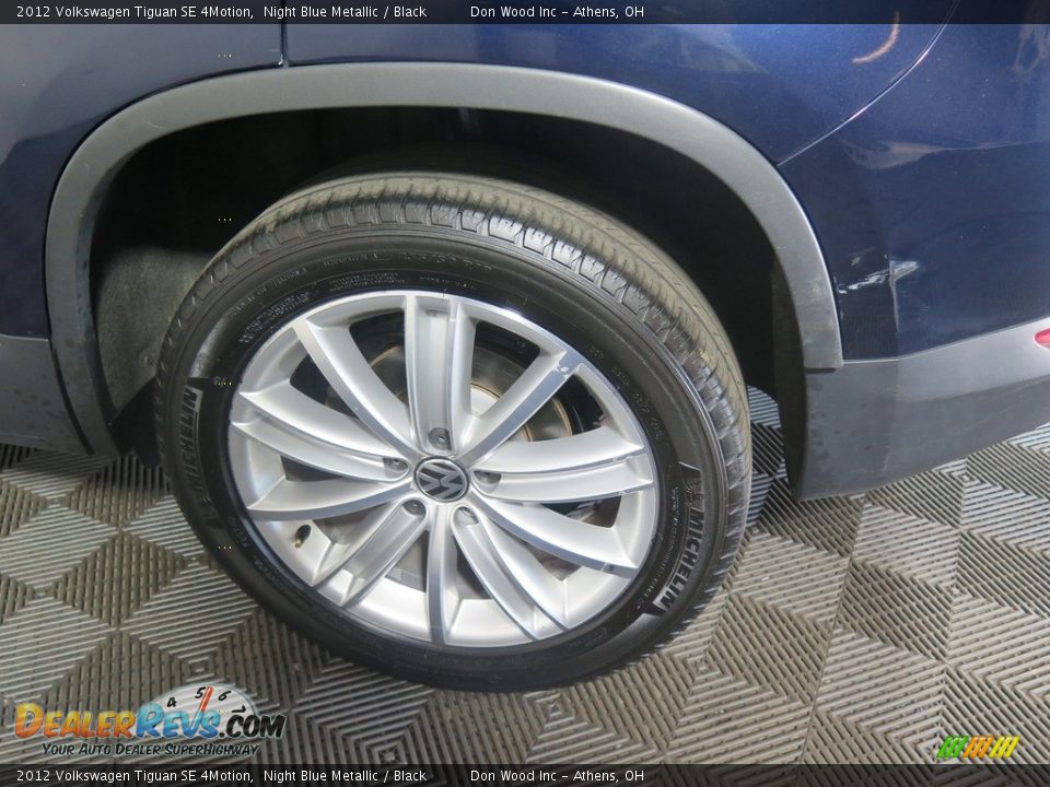 2012 Volkswagen Tiguan SE 4Motion Night Blue Metallic / Black Photo #19