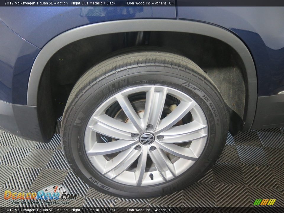 2012 Volkswagen Tiguan SE 4Motion Night Blue Metallic / Black Photo #20
