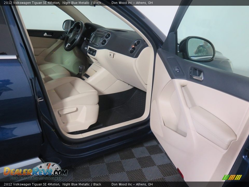2012 Volkswagen Tiguan SE 4Motion Night Blue Metallic / Black Photo #25