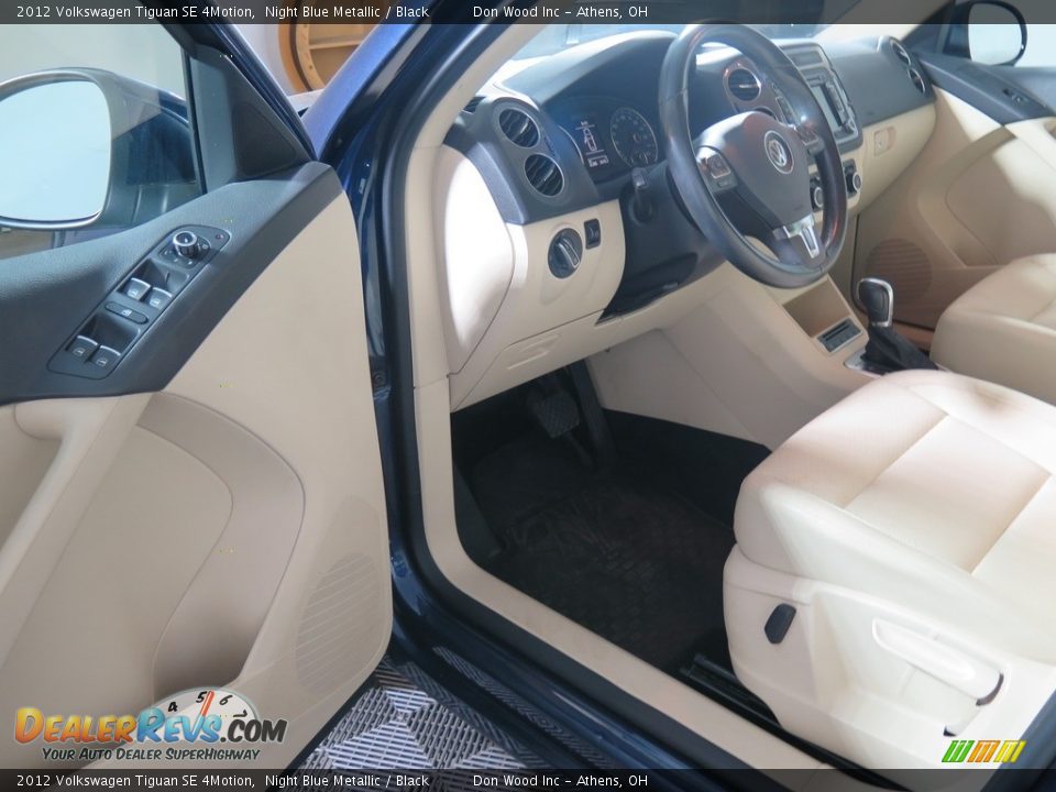 2012 Volkswagen Tiguan SE 4Motion Night Blue Metallic / Black Photo #26