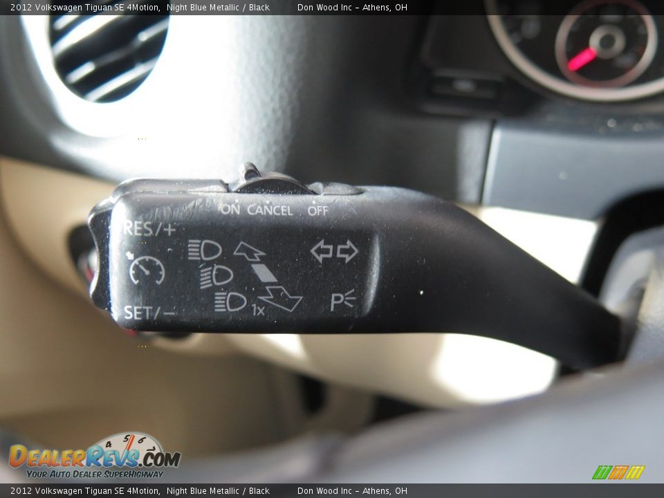 2012 Volkswagen Tiguan SE 4Motion Night Blue Metallic / Black Photo #27