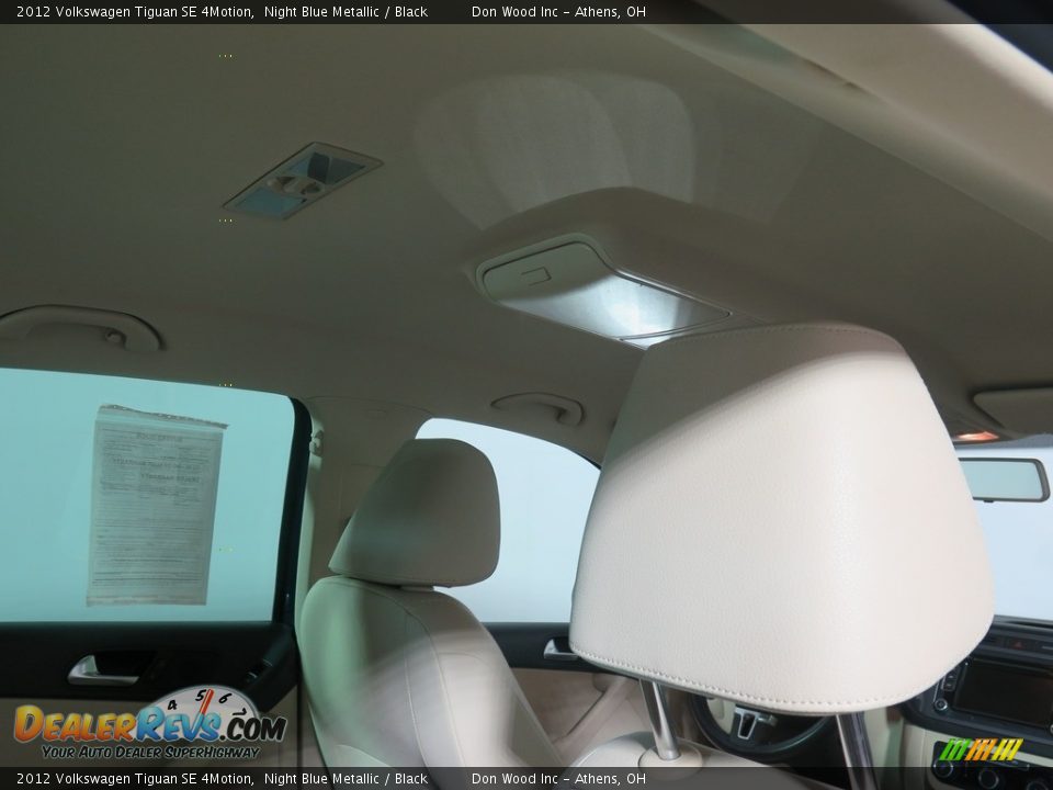 2012 Volkswagen Tiguan SE 4Motion Night Blue Metallic / Black Photo #32