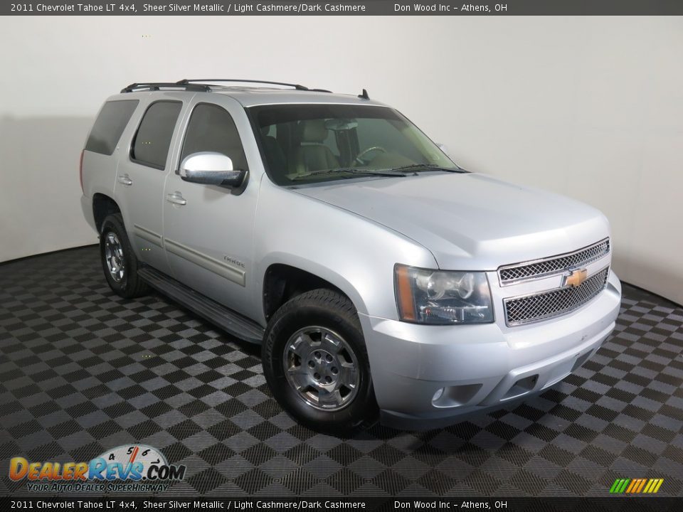 2011 Chevrolet Tahoe LT 4x4 Sheer Silver Metallic / Light Cashmere/Dark Cashmere Photo #2