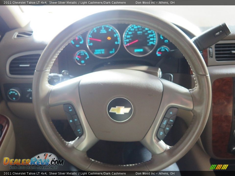 2011 Chevrolet Tahoe LT 4x4 Sheer Silver Metallic / Light Cashmere/Dark Cashmere Photo #9