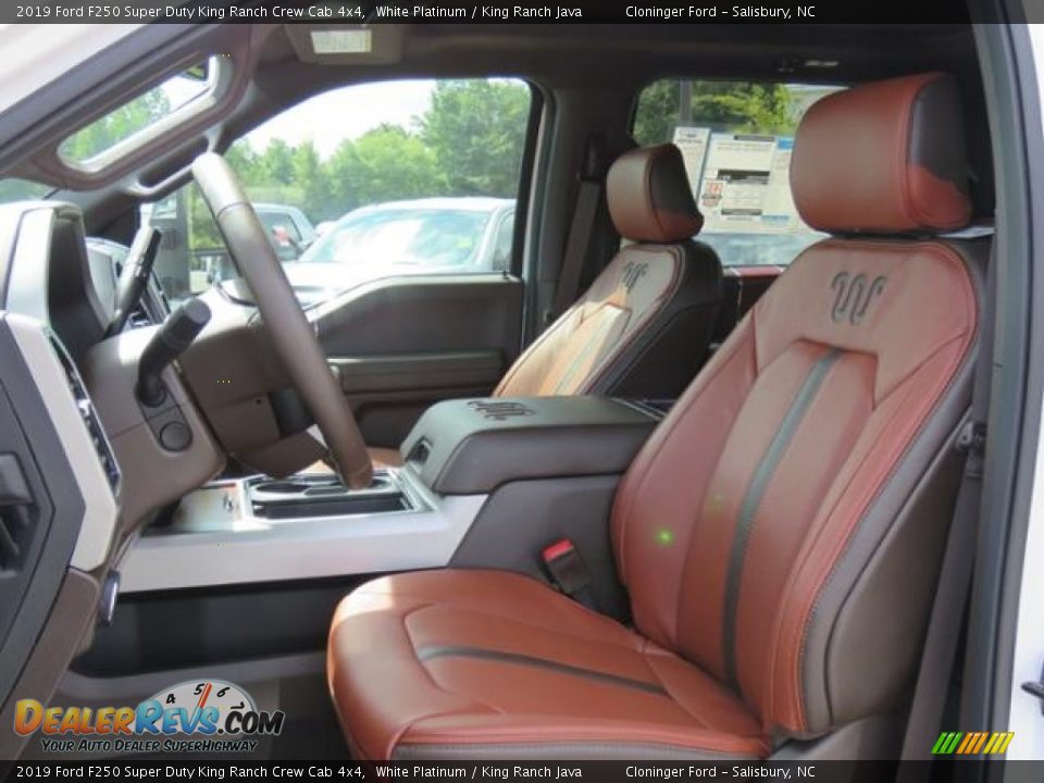 King Ranch Java Interior - 2019 Ford F250 Super Duty King Ranch Crew Cab 4x4 Photo #8