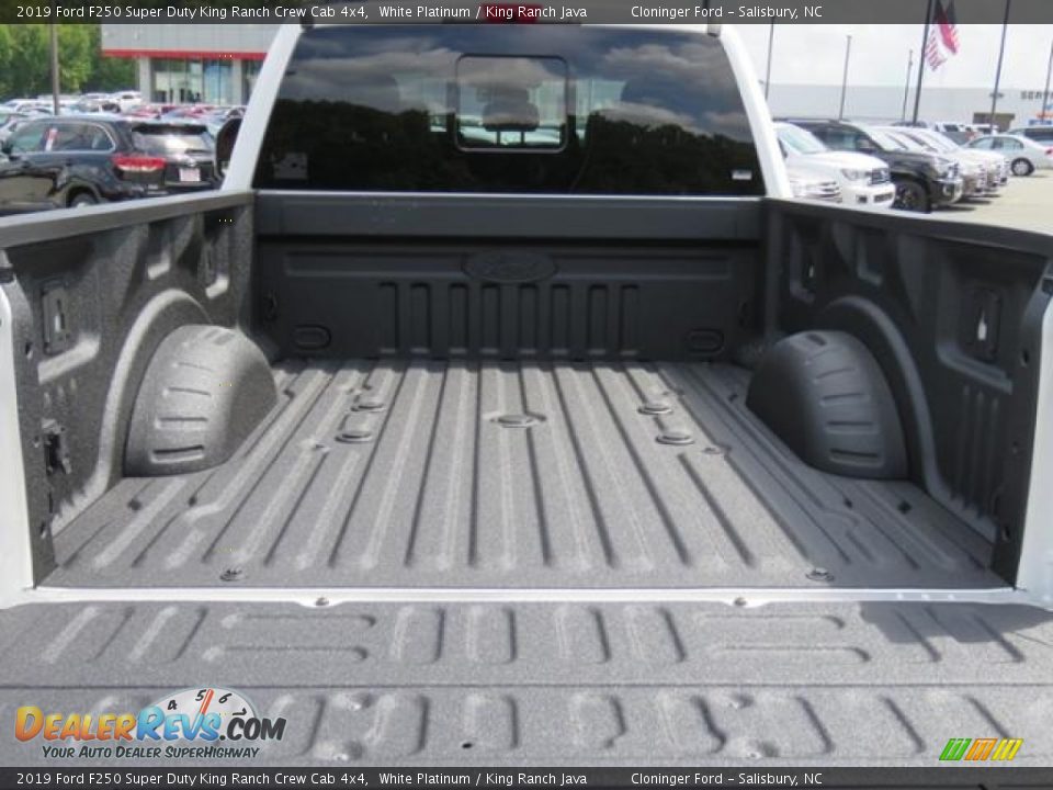 2019 Ford F250 Super Duty King Ranch Crew Cab 4x4 White Platinum / King Ranch Java Photo #22