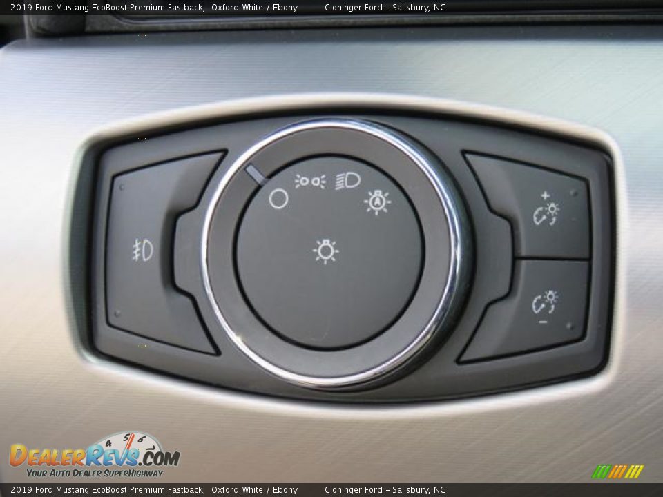 Controls of 2019 Ford Mustang EcoBoost Premium Fastback Photo #20