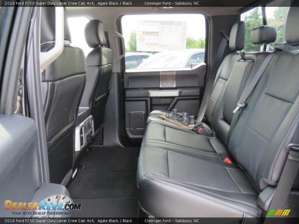 Rear Seat of 2019 Ford F250 Super Duty Lariat Crew Cab 4x4 Photo #6