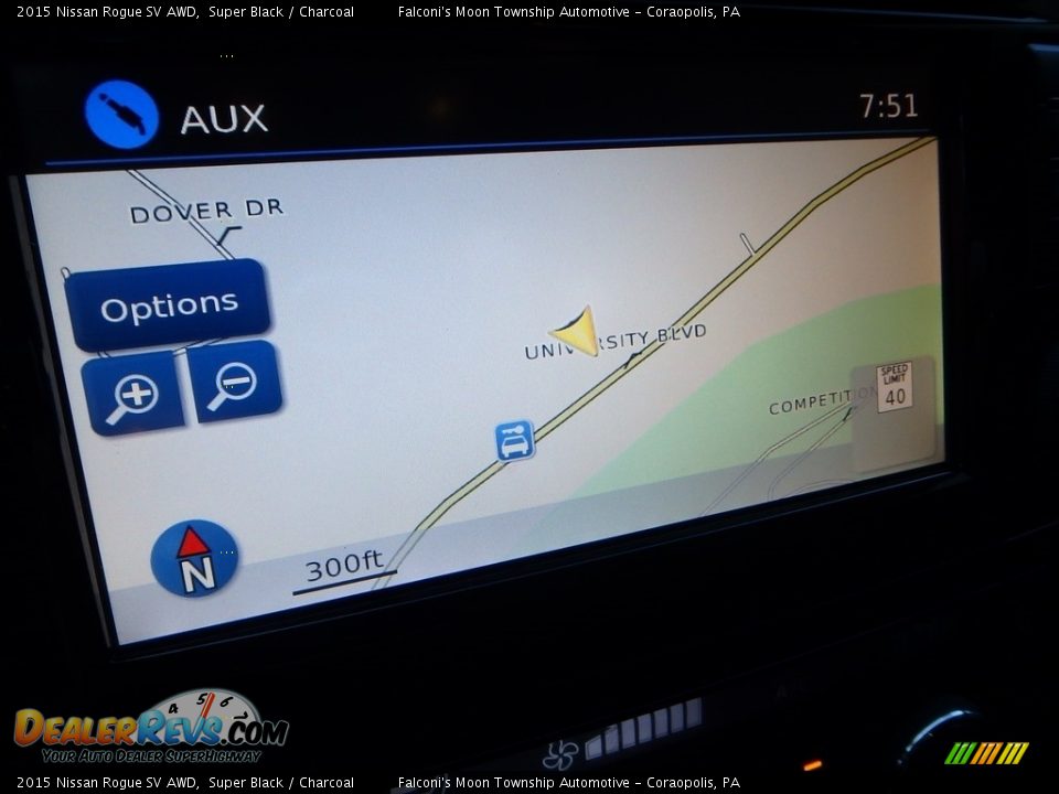 2015 Nissan Rogue SV AWD Super Black / Charcoal Photo #21