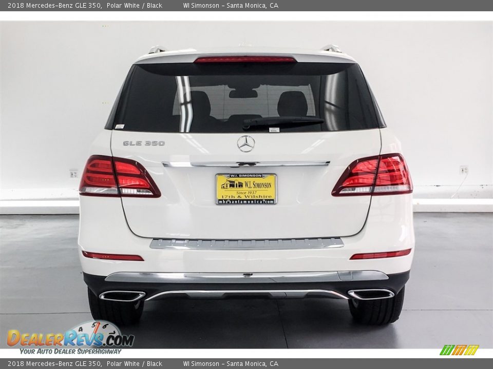 2018 Mercedes-Benz GLE 350 Polar White / Black Photo #3