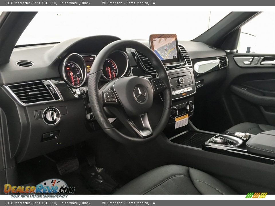 2018 Mercedes-Benz GLE 350 Polar White / Black Photo #4