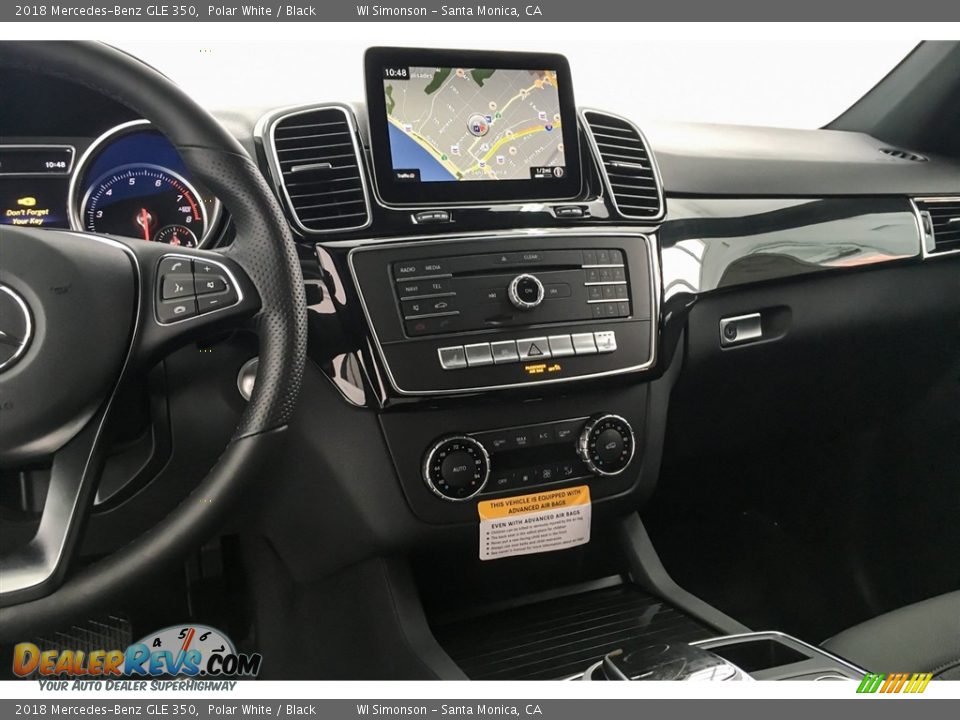 2018 Mercedes-Benz GLE 350 Polar White / Black Photo #6