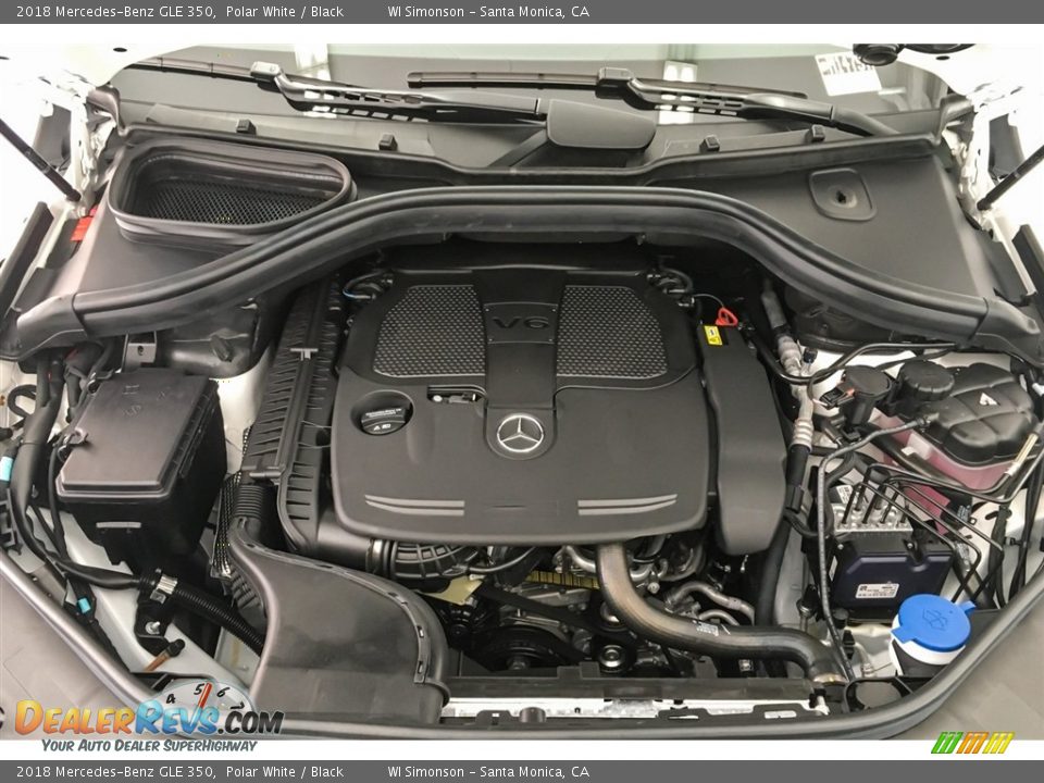 2018 Mercedes-Benz GLE 350 Polar White / Black Photo #8