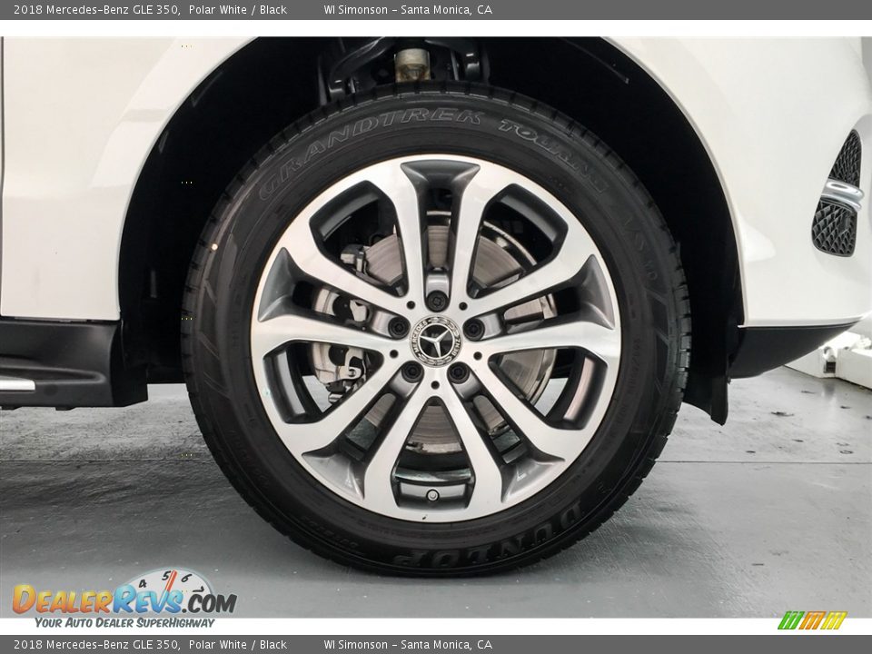 2018 Mercedes-Benz GLE 350 Polar White / Black Photo #9