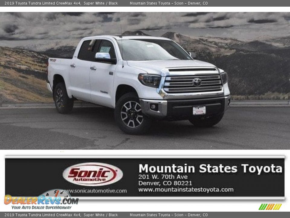 2019 Toyota Tundra Limited CrewMax 4x4 Super White / Black Photo #1