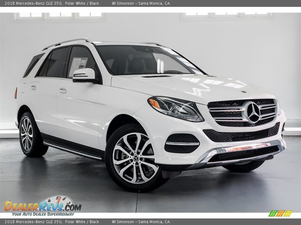 2018 Mercedes-Benz GLE 350 Polar White / Black Photo #12