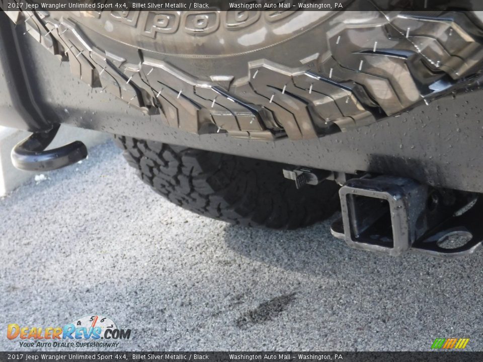2017 Jeep Wrangler Unlimited Sport 4x4 Billet Silver Metallic / Black Photo #10