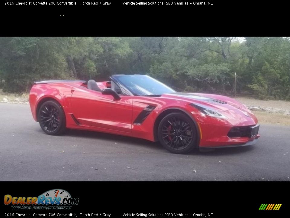 2016 Chevrolet Corvette Z06 Convertible Torch Red / Gray Photo #4