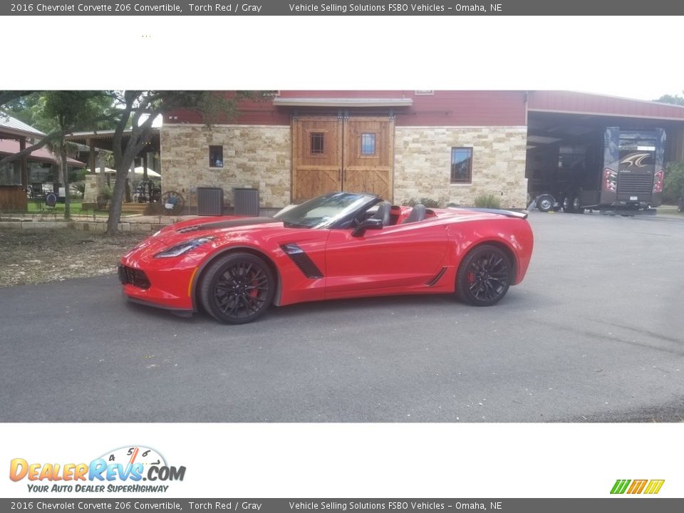 2016 Chevrolet Corvette Z06 Convertible Torch Red / Gray Photo #7