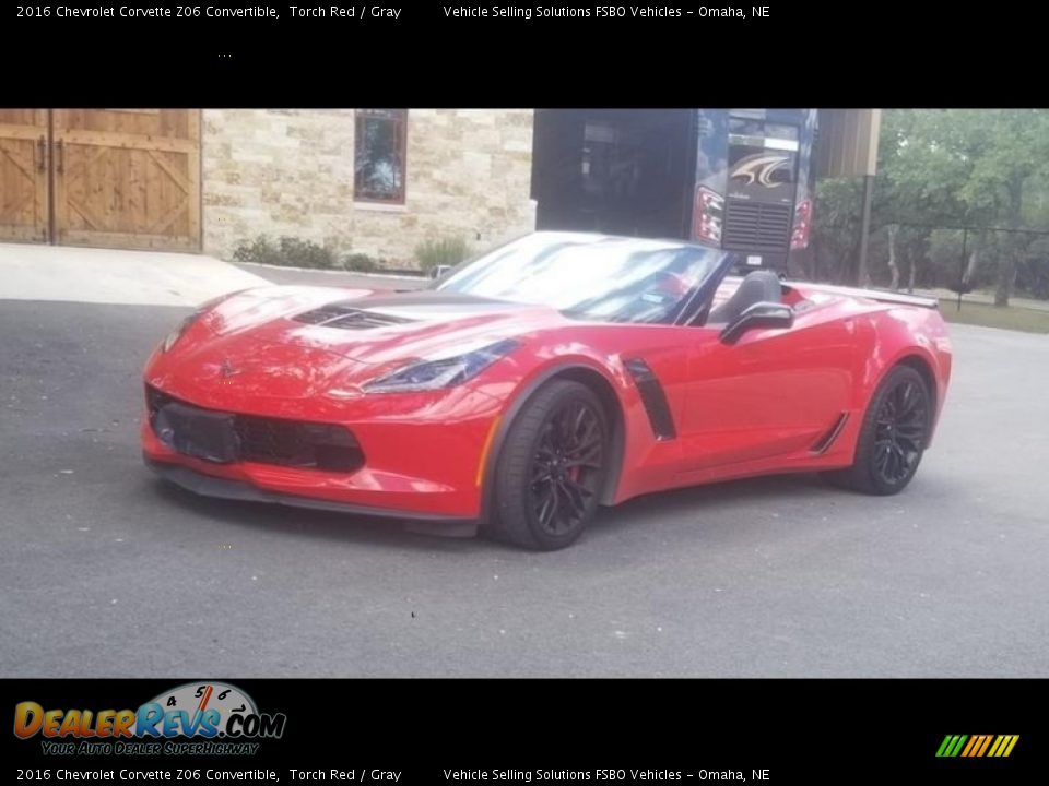 2016 Chevrolet Corvette Z06 Convertible Torch Red / Gray Photo #9