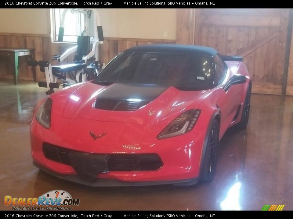 2016 Chevrolet Corvette Z06 Convertible Torch Red / Gray Photo #10