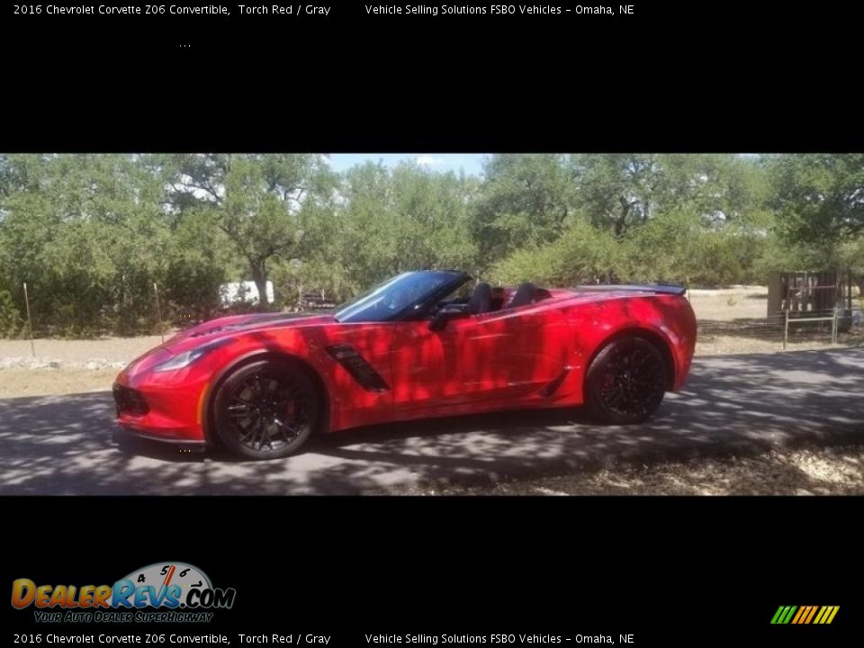 2016 Chevrolet Corvette Z06 Convertible Torch Red / Gray Photo #11