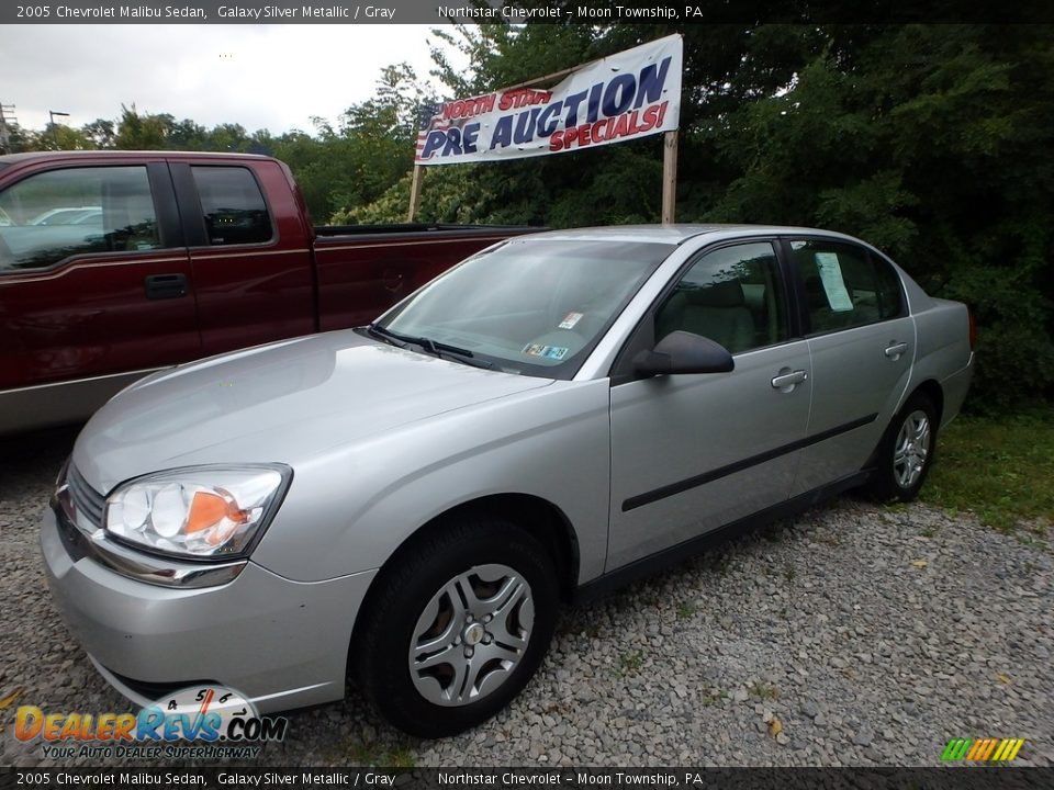 2005 Chevrolet Malibu Sedan Galaxy Silver Metallic / Gray Photo #1