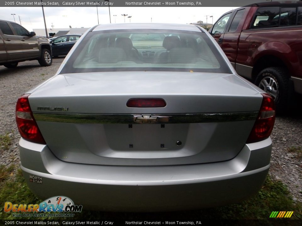 2005 Chevrolet Malibu Sedan Galaxy Silver Metallic / Gray Photo #3