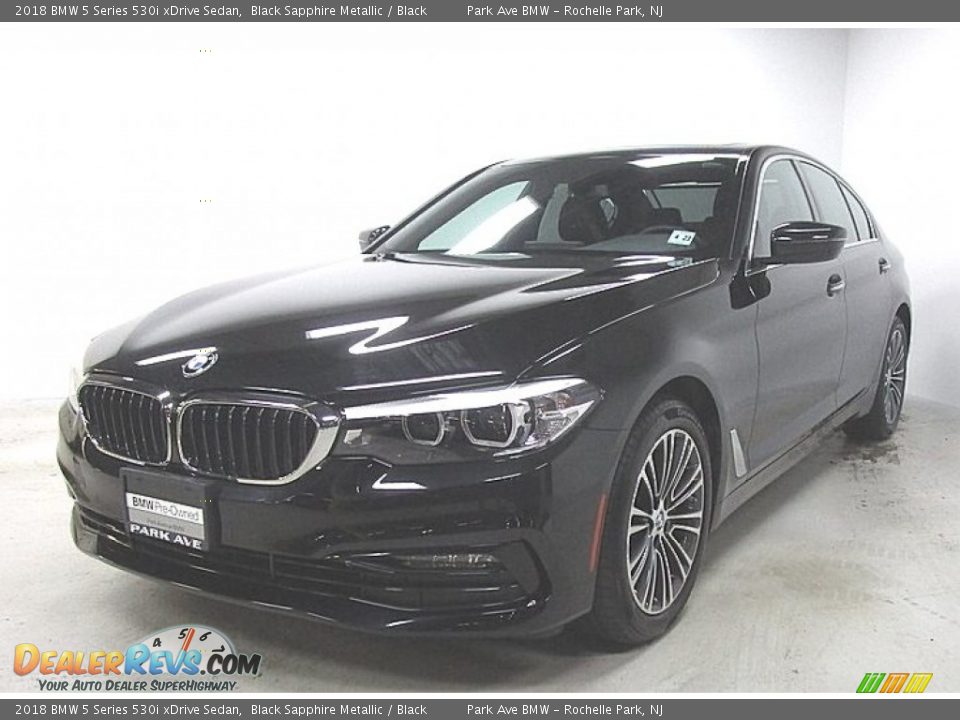 2018 BMW 5 Series 530i xDrive Sedan Black Sapphire Metallic / Black Photo #1