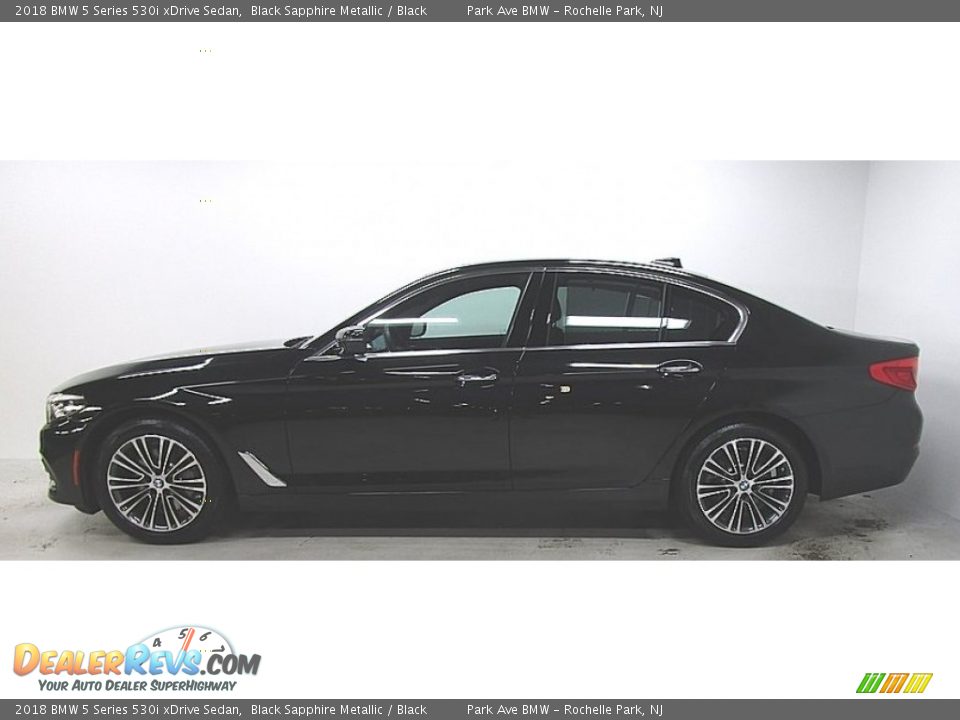 2018 BMW 5 Series 530i xDrive Sedan Black Sapphire Metallic / Black Photo #2