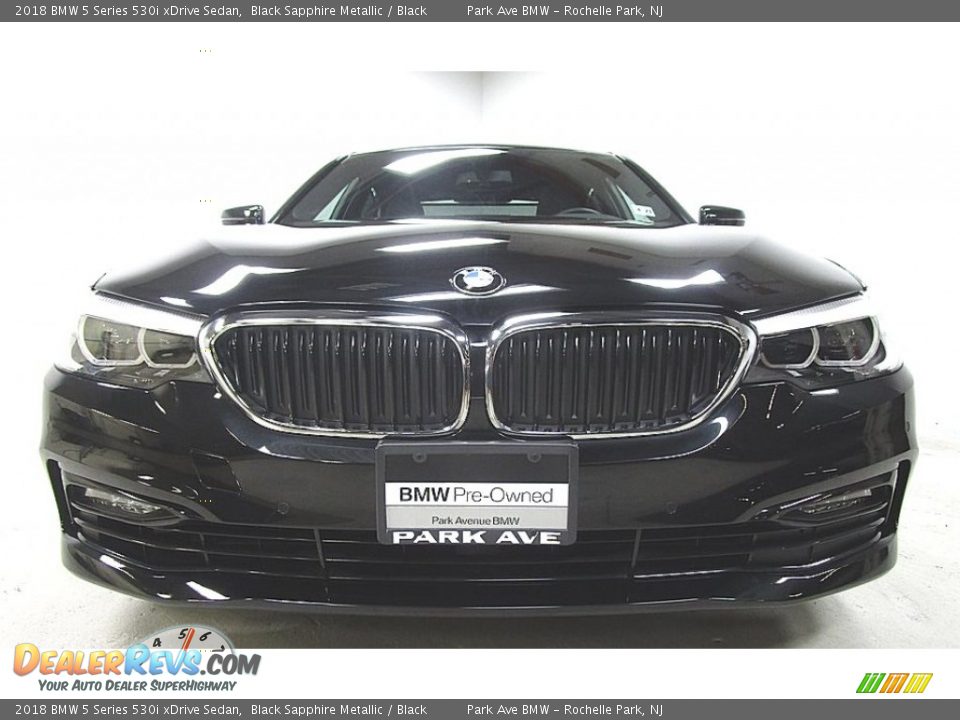 2018 BMW 5 Series 530i xDrive Sedan Black Sapphire Metallic / Black Photo #9