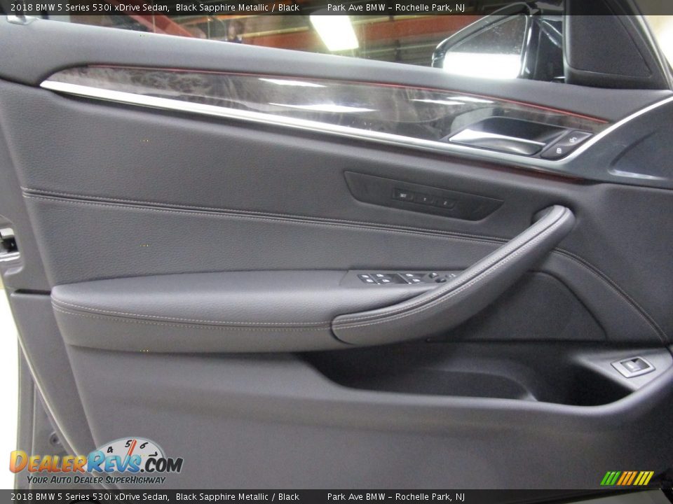 2018 BMW 5 Series 530i xDrive Sedan Black Sapphire Metallic / Black Photo #10