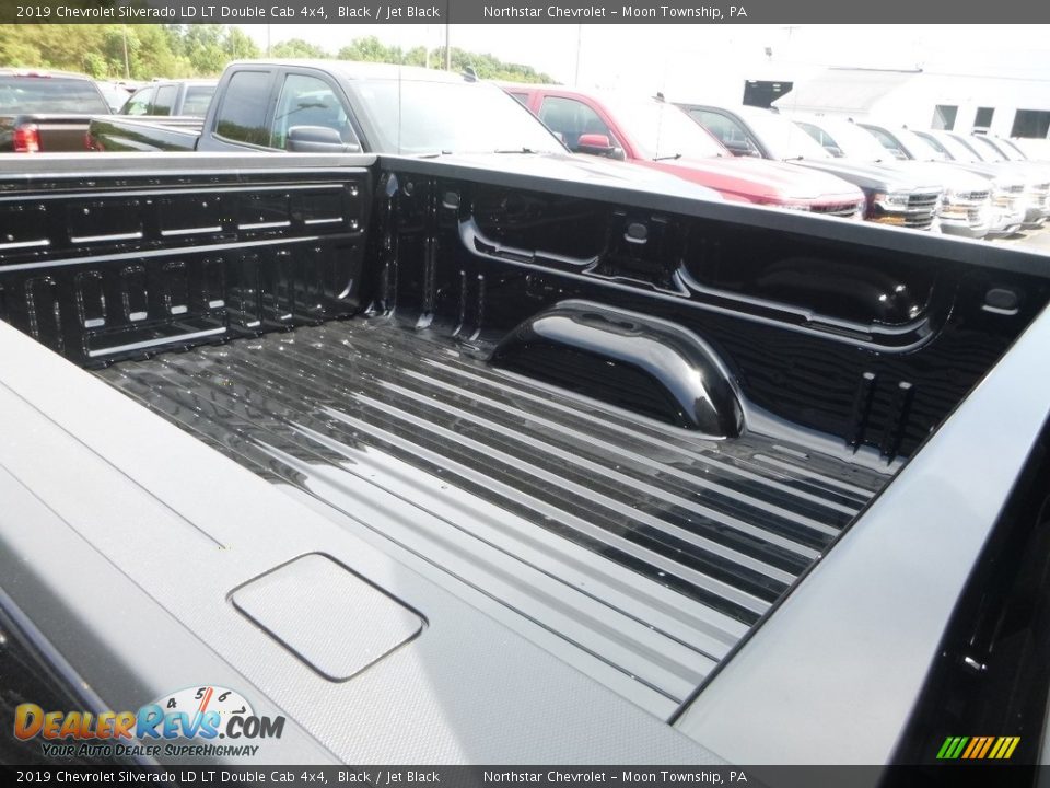 2019 Chevrolet Silverado LD LT Double Cab 4x4 Black / Jet Black Photo #12