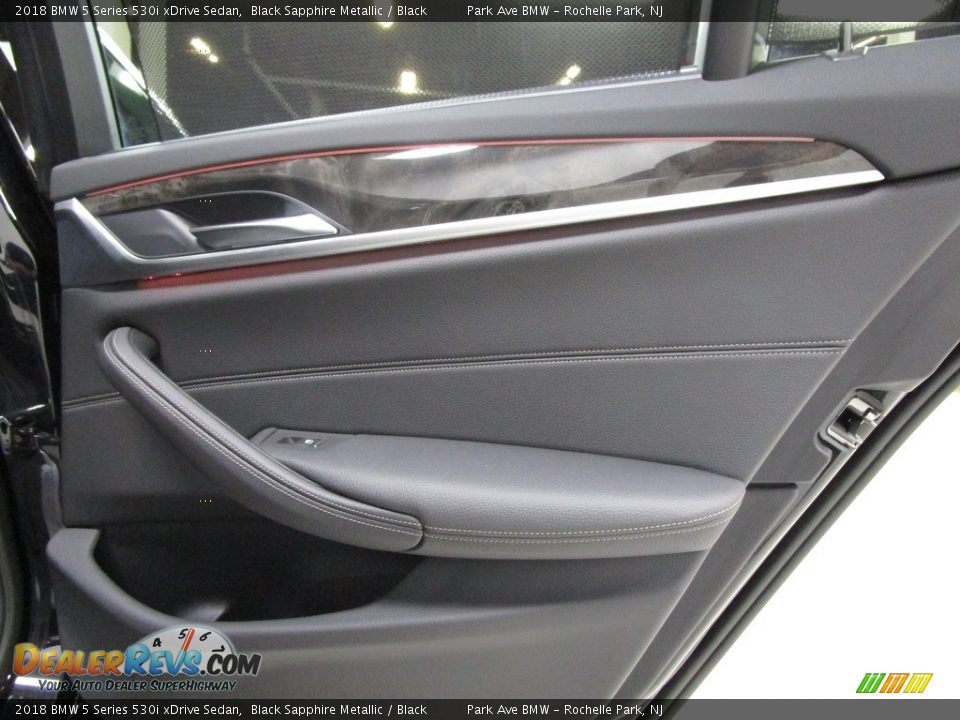 2018 BMW 5 Series 530i xDrive Sedan Black Sapphire Metallic / Black Photo #19