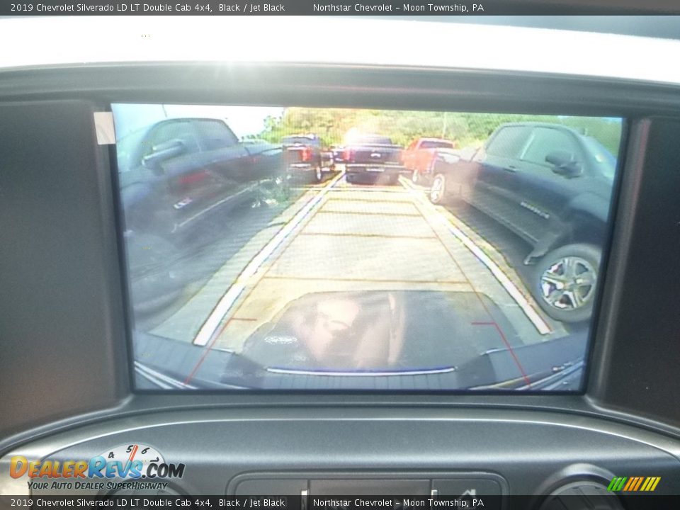 2019 Chevrolet Silverado LD LT Double Cab 4x4 Black / Jet Black Photo #19