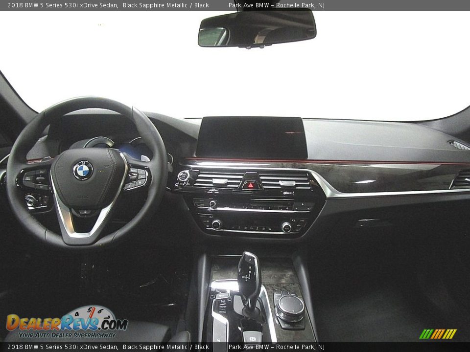 2018 BMW 5 Series 530i xDrive Sedan Black Sapphire Metallic / Black Photo #25