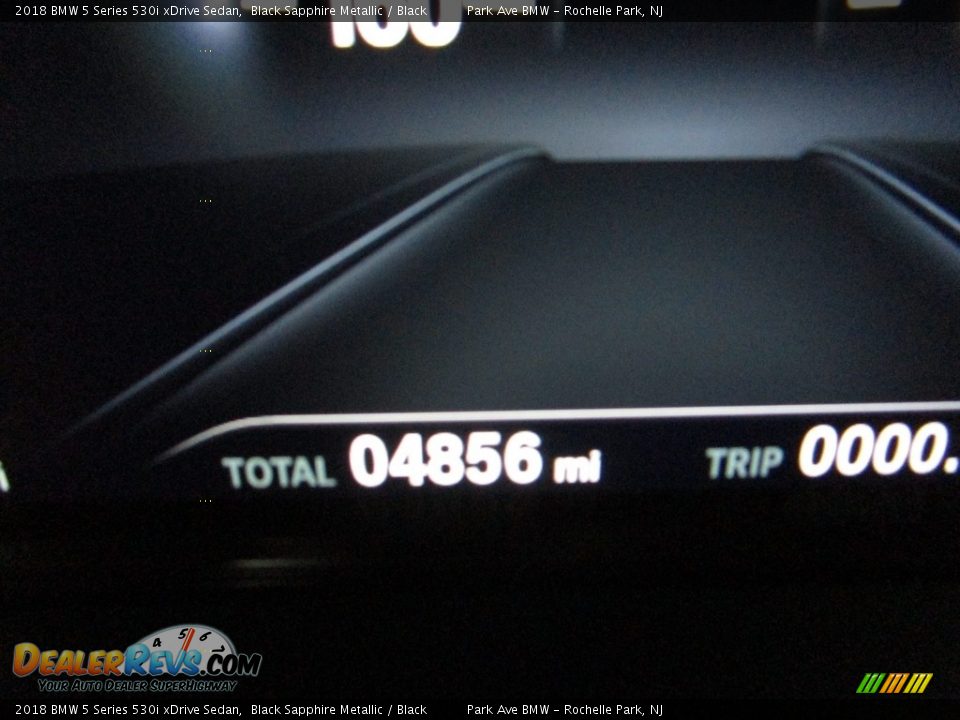 2018 BMW 5 Series 530i xDrive Sedan Black Sapphire Metallic / Black Photo #27