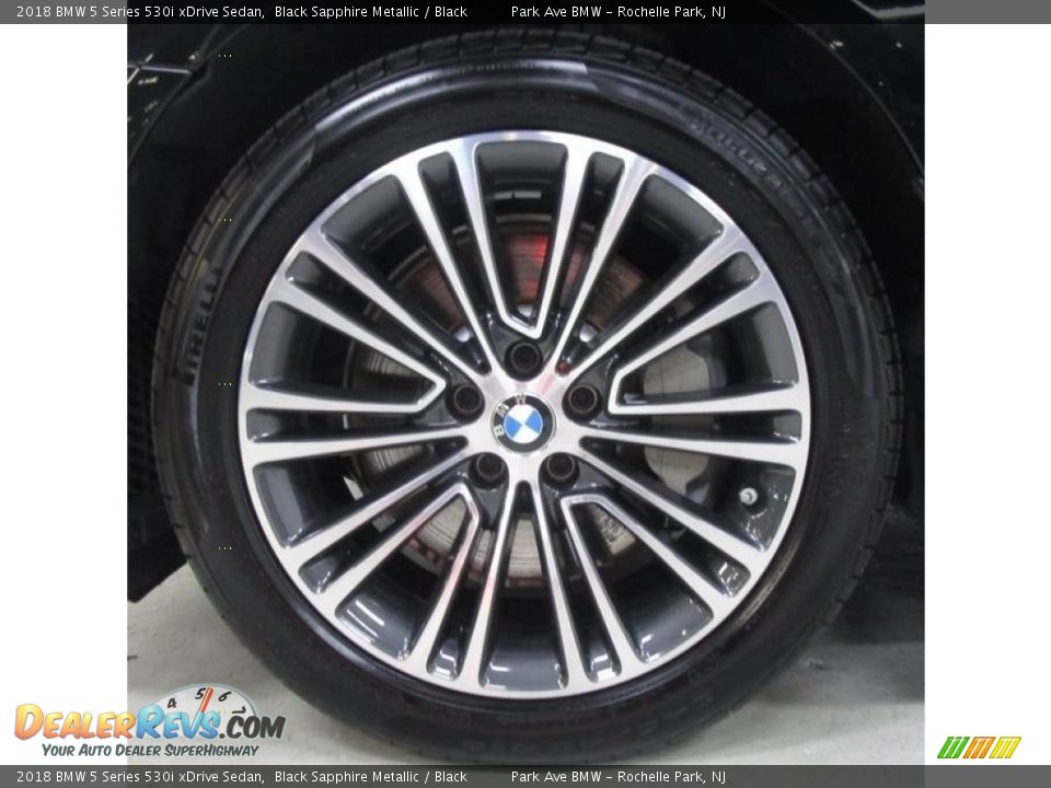 2018 BMW 5 Series 530i xDrive Sedan Black Sapphire Metallic / Black Photo #31