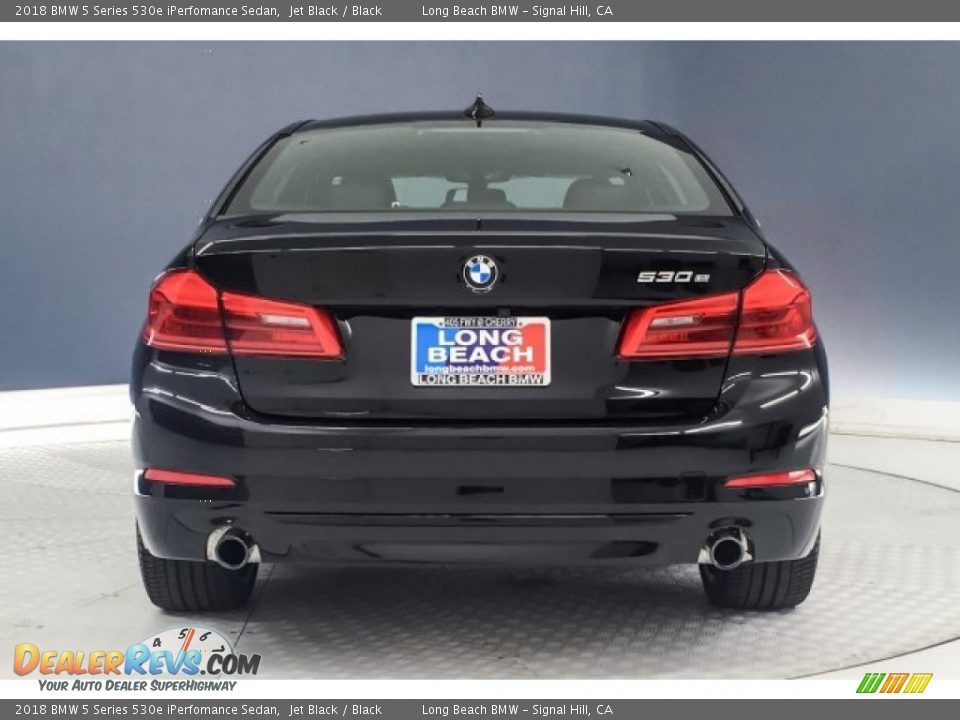 2018 BMW 5 Series 530e iPerfomance Sedan Jet Black / Black Photo #3