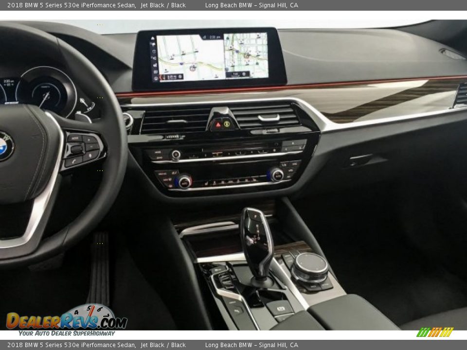 2018 BMW 5 Series 530e iPerfomance Sedan Jet Black / Black Photo #5