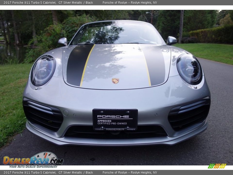 2017 Porsche 911 Turbo S Cabriolet GT Silver Metallic / Black Photo #2