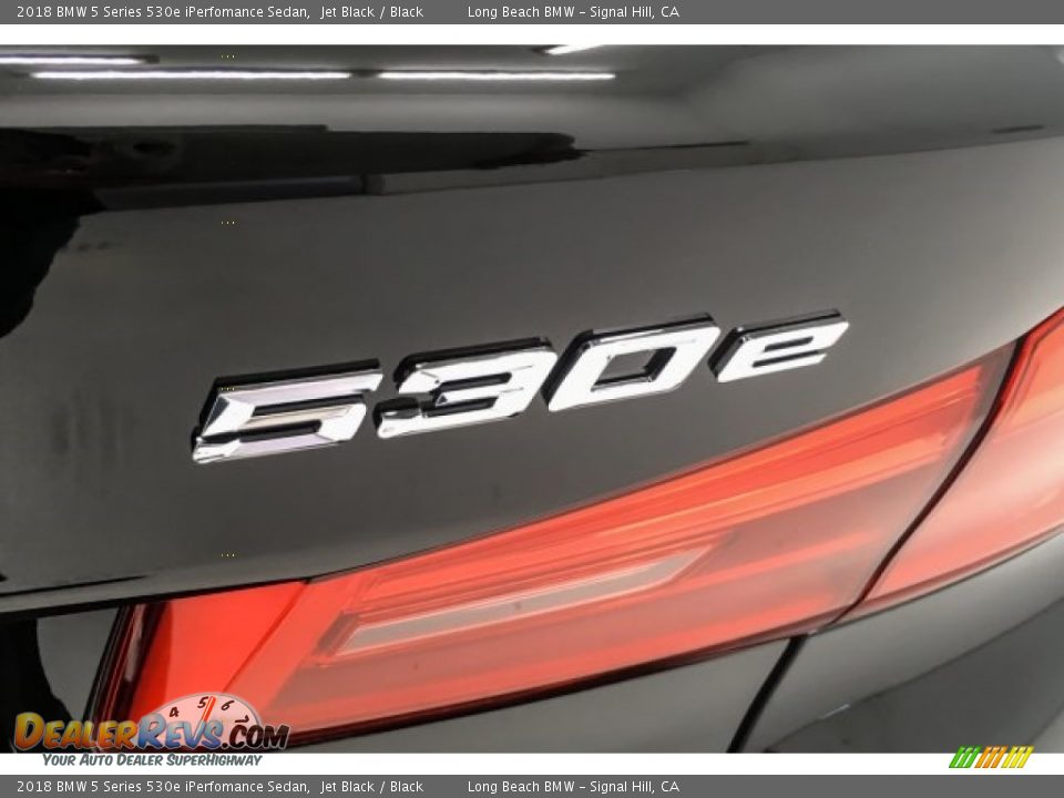 2018 BMW 5 Series 530e iPerfomance Sedan Jet Black / Black Photo #6