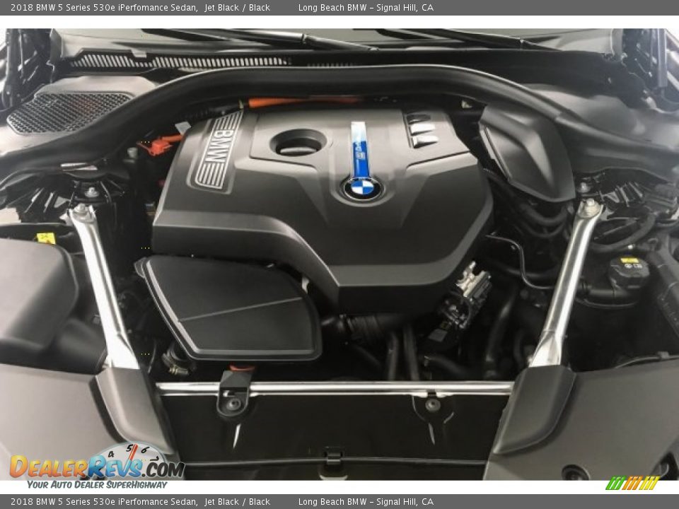 2018 BMW 5 Series 530e iPerfomance Sedan Jet Black / Black Photo #8