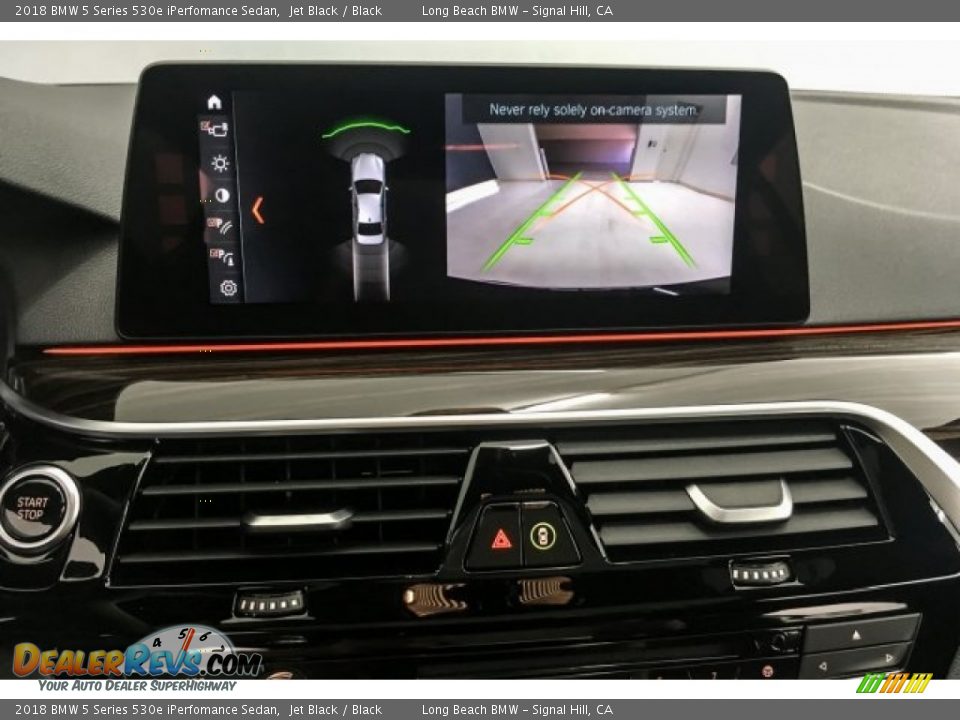 2018 BMW 5 Series 530e iPerfomance Sedan Jet Black / Black Photo #12