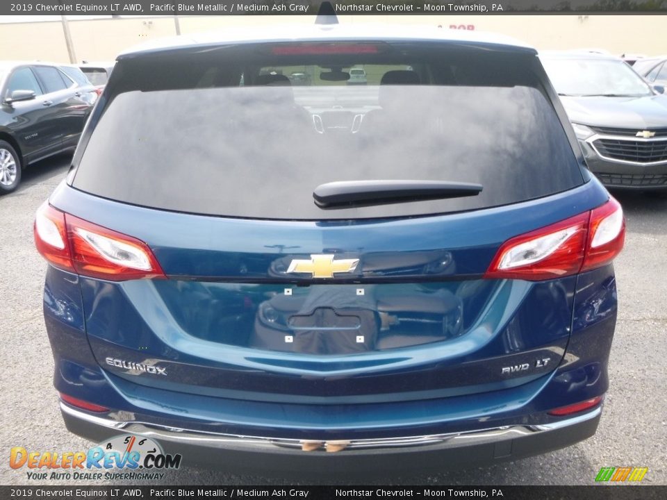 2019 Chevrolet Equinox LT AWD Pacific Blue Metallic / Medium Ash Gray Photo #4