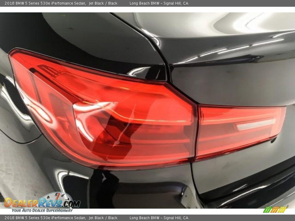 2018 BMW 5 Series 530e iPerfomance Sedan Jet Black / Black Photo #24