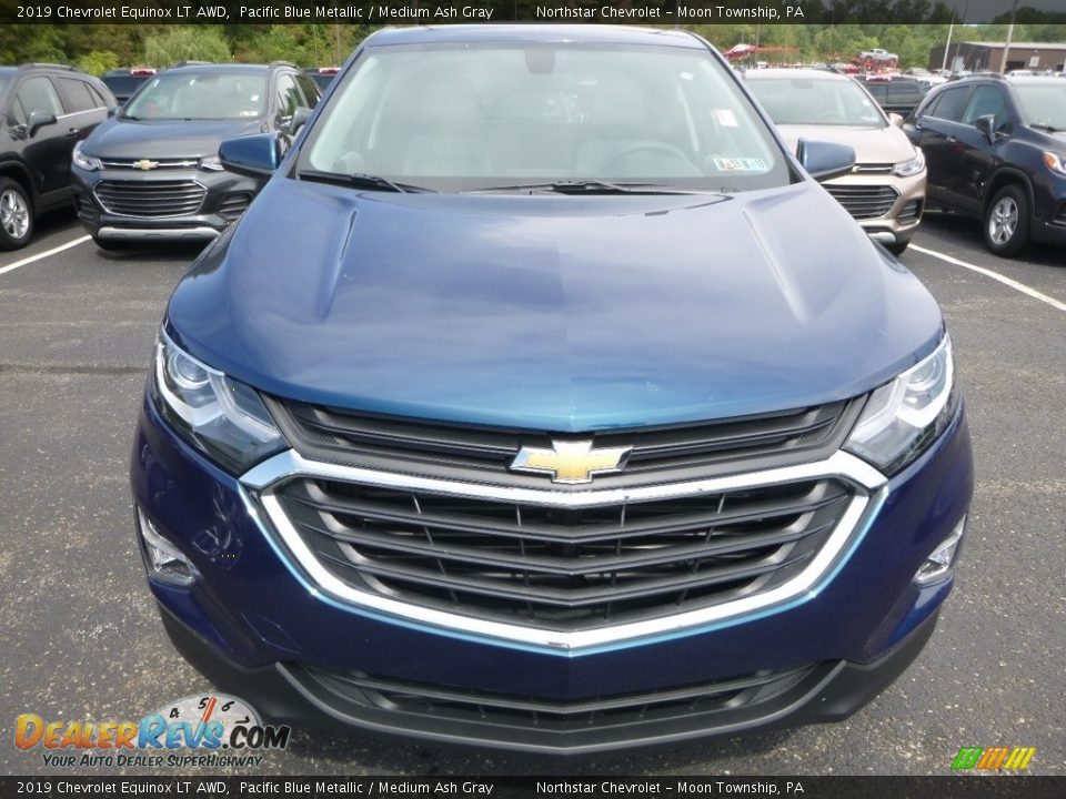 2019 Chevrolet Equinox LT AWD Pacific Blue Metallic / Medium Ash Gray Photo #8